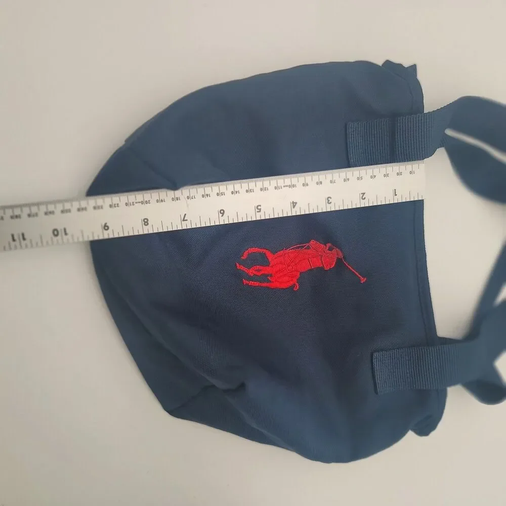 Polo Ralph Lauren Classic Pony Insulated Lunch Tote Newport Navy Blue Red Logo